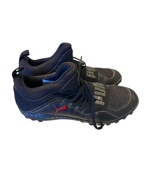 Vist Large View of Product Image Which is Used Puma Soccer Indoor Shoes Black Senior 6