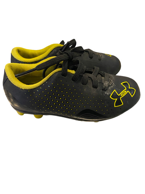 Vist Large View of Product Image Which is Used Under Armour Soccer Cleats Black Youth 09.0