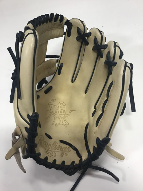 Vist Large View of Product Image Which is Used Rawlings PROR234U-2C Heart of the Hide Glove RH Throw 11.5”