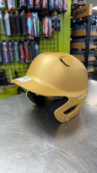 Vist Large View of Product Image Which is Used Easton BATTING HELMET Batting Helmet No Mask Gold MD