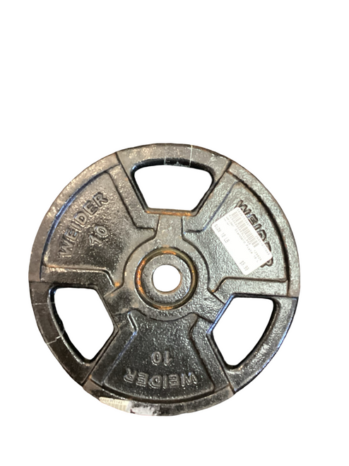 Vist Large View of Product Image Which is Used Weider Standard Plate (Each) 10 lb