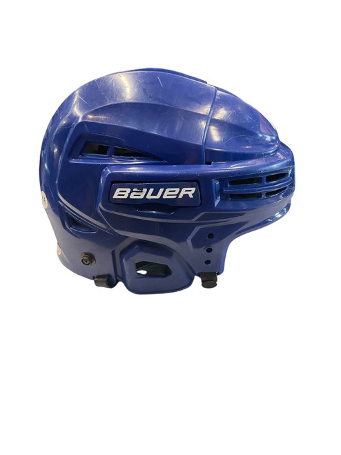 Vist Large View of Product Image Which is Used Bauer IMS 5.0 S Hockey Helmet Only Royal Blue SM