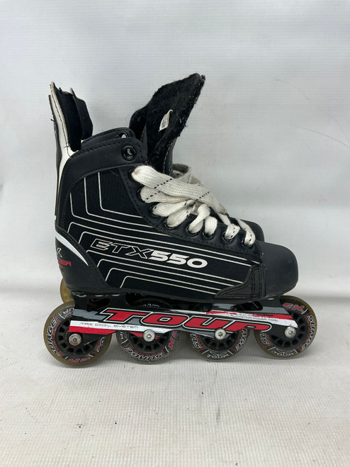 Vist Large View of Product Image Which is Used Tour ETX 550 Junior Roller Quad Skates Black Junior 03