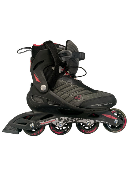 Vist Large View of Product Image Which is Used ZETRA BLADE SZ 10 WOMENS PNK/BLK Senior Rec Fitness Skates Pink Senior 10