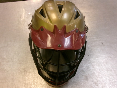 Vist Large View of Product Image Which is Used Cascade CPV-R Lacrosse Helmet Gold MD