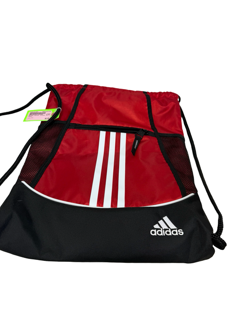Vist Large View of Product Image Which is Used Adidas Soccer Player Sack Pack Bag Red
