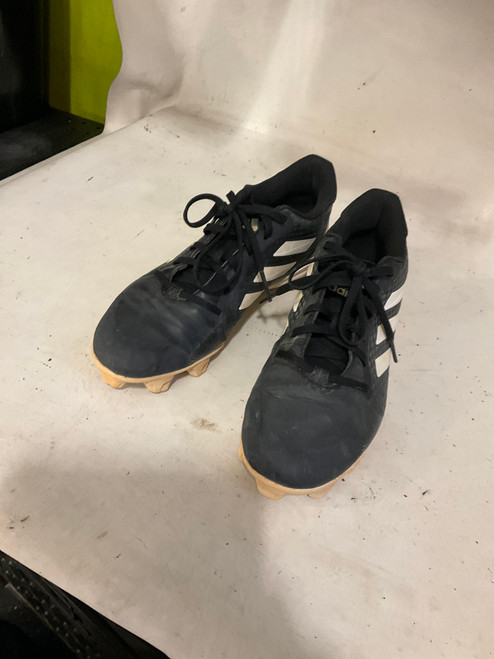 Vist Large View of Product Image Which is Used Adidas 8.5 BB CLEATS BB/SB Cleats Black Senior 8.5