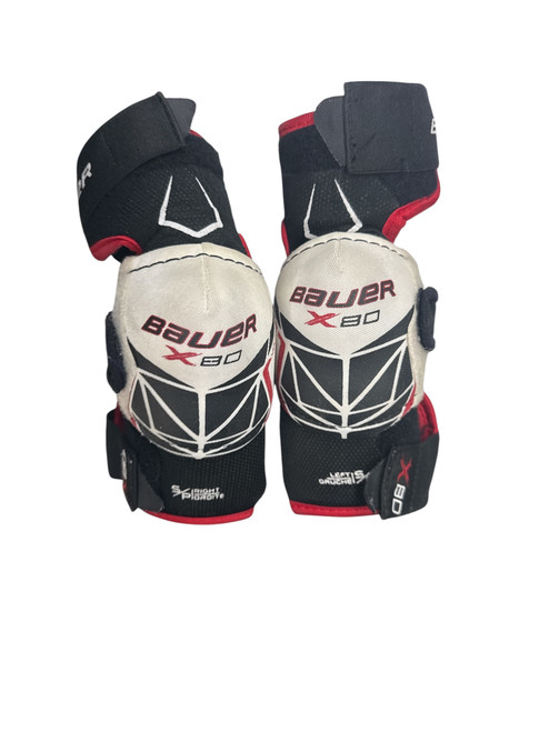 Vist Large View of Product Image Which is Used Bauer X80 Senior Elbow Pads SM