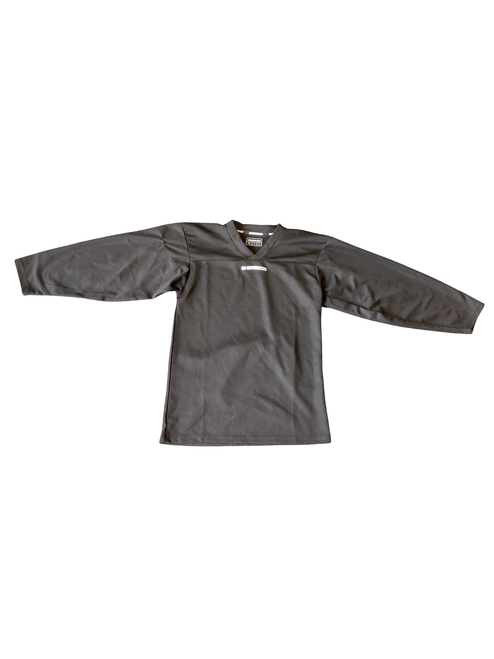 Vist Large View of Product Image Which is Used Sher-wood Hockey Practice Jersey Black SM