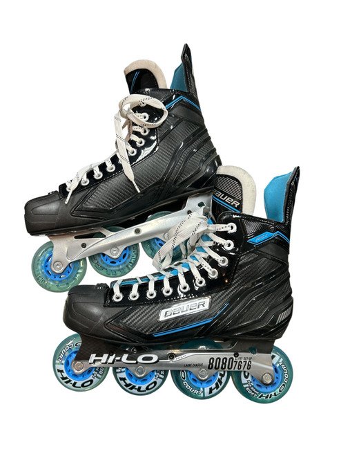 Vist Large View of Product Image Which is Used Bauer RSX Roller Hockey Skates Black Senior 10