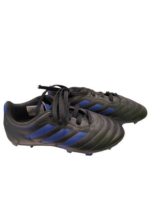 Vist Large View of Product Image Which is Used Adidas Soccer Cleats Black Youth 12.5