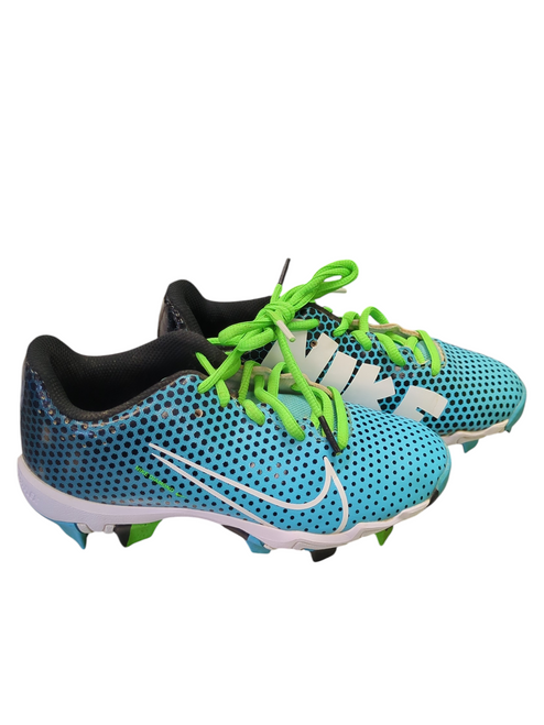 Vist Large View of Product Image Which is Used Nike SOFTBALL BB/SB Cleats Teal Junior 01.5