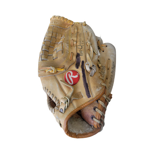 Vist Large View of Product Image Which is Used Rawlings RSE36 GLOVE 12 BB/SB Glove RH Throw Brown 12"