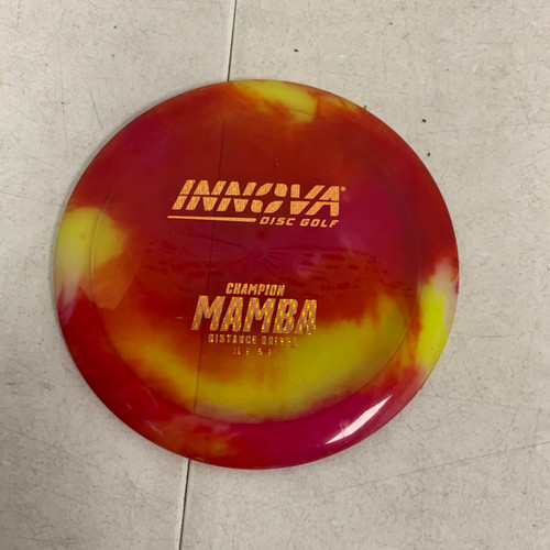 Vist Large View of Product Image Which is Used Innova CHAMPION MAMBA Disc Golf Driver Red 172g