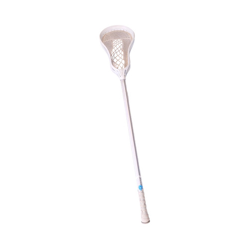 Vist Large View of Product Image Which is Used Warrior EVO MENS LAX STICK -CUT 3IN- Men Atk/Mid Complete Stick Grey
