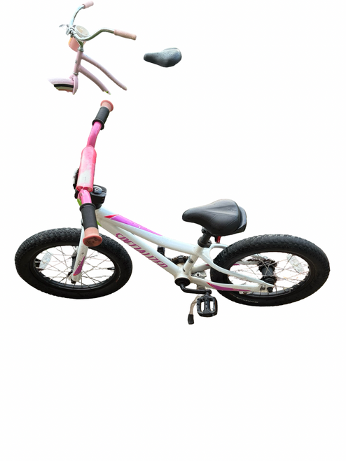 Vist Large View of Product Image Which is Used Specialized RIPROCK Training Wheel Bike Boys White 16"