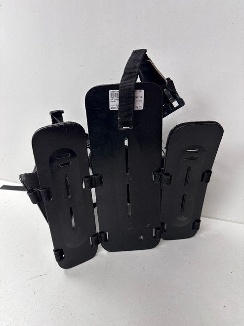 Vist Large View of Product Image Which is Used DeBeer RIB PAD Lacrosse Rib Pads Black M/L