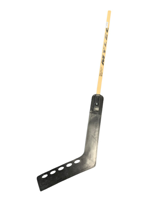 Vist Large View of Product Image Which is Used Mylec GOALIE Hockey Sticks Sr Black