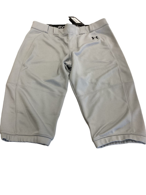 Vist Large View of Product Image Which is Used Under Armour GREY SOFTBALL PANTS BB/SB Pant Womens Grey LG