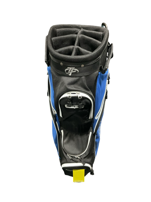 Vist Large View of Product Image Which is Used Top Flite BLK/BLUE CART BAG Mens Cart Bag Black And Royal Blue