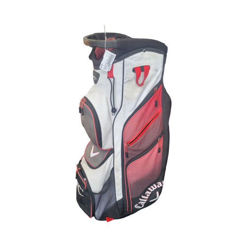 Vist Large View of Product Image Which is Used Callaway CHEV ORG CART BAG Mens Cart Bag Red