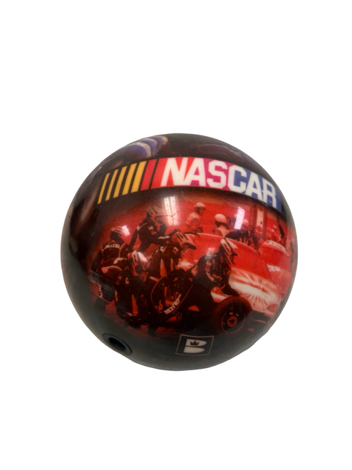 Vist Large View of Product Image Which is Used Brunswick NASCAR 15lb Bowling Ball