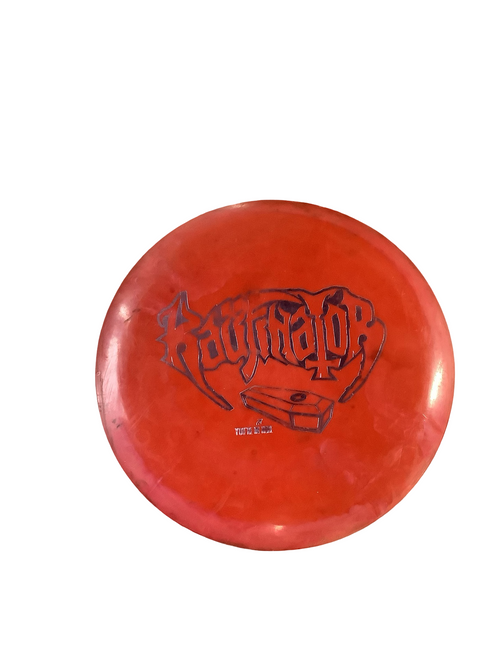 Vist Large View of Product Image Which is Used KAUFINATOR Disc Golf Driver Red