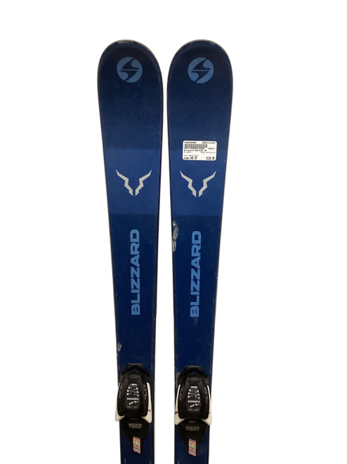 Vist Large View of Product Image Which is Used Blizzard RUSTLER JR Mens DH Ski/Binding Royal Blue 148 cm