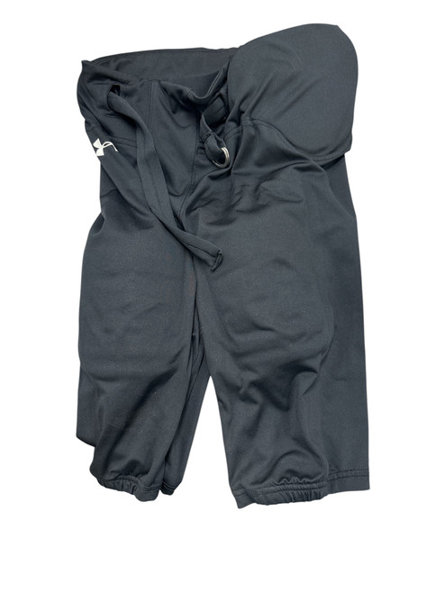 Vist Large View of Product Image Which is Used Under Armour Youth FB Integrated Pants Black LG