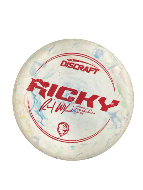Vist Large View of Product Image Which is Used Discraft JAWBREAKER FOCUS Disc Golf Putter White