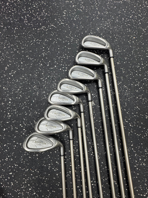 Vist Large View of Product Image Which is Used Callaway STEELHEAD X14 GEMS Womens Iron Set RH 4I-SW