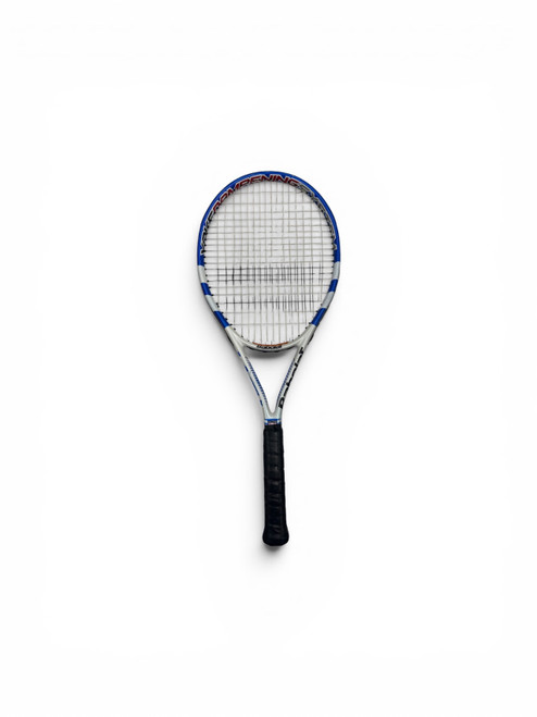 Vist Large View of Product Image Which is Used Babolat TEAM CONTACT Adult Tennis Racquet Royal Blue 4 3/8"