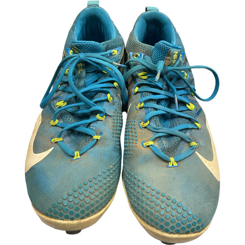 Vist Large View of Product Image Which is Used Nike 852686-410 BB/SB Cleats Teal Senior 12