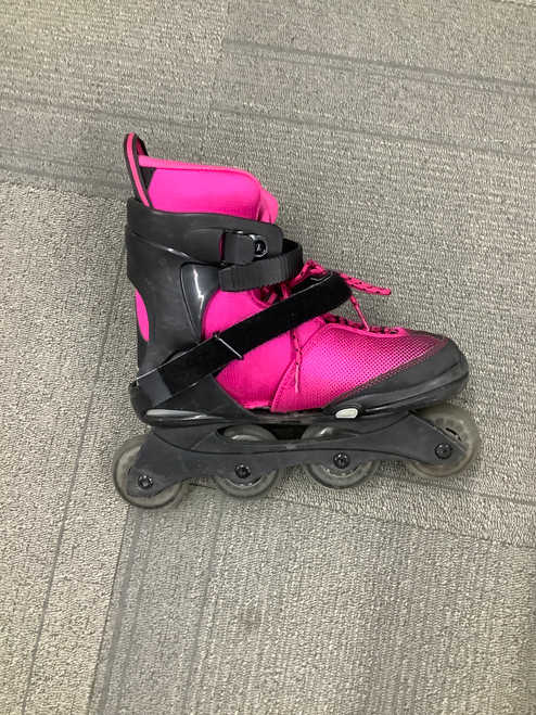 Vist Large View of Product Image Which is Used K2 MARLEE ADJ 4-8 Senior Rec Fitness Skates Pink Adjustable
