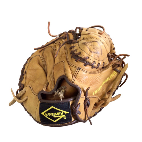 Vist Large View of Product Image Which is Used GLOVESMITH BB/SB Catchers RH Throw Brown 31 1/2"