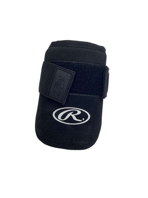 Vist Large View of Product Image Which is Used Rawlings BB/SB Shin/Foot Protector Black