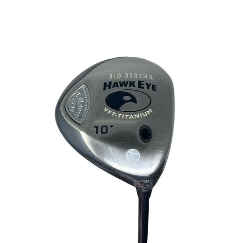 Vist Large View of Product Image Which is Used Callaway BIG BERTHA HAWK EYE VFT TITANIUM Mens Driver RH 10.0 Degree