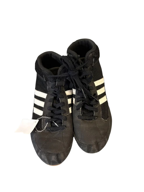Vist Large View of Product Image Which is Used Adidas Wrestling Shoes Black Junior 04.5
