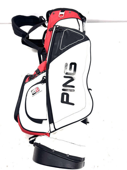 Vist Large View of Product Image Which is Used Ping HOOFER STAND BAG Mens Stand Bag Black
