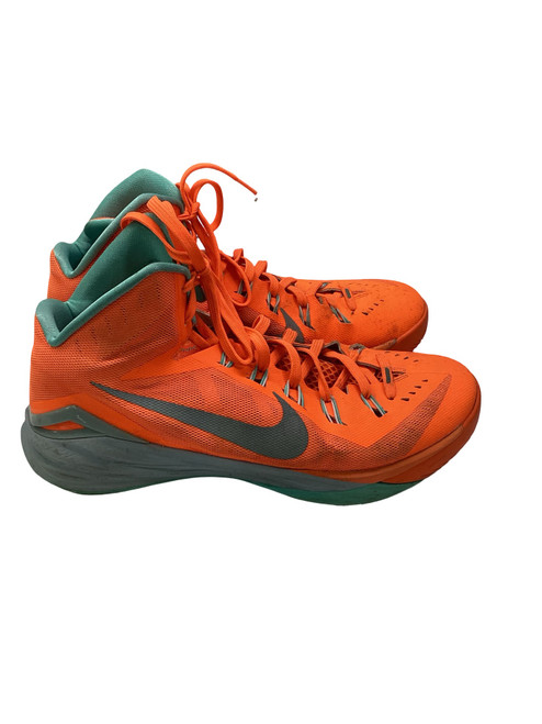 Vist Large View of Product Image Which is Used Nike Basketball Shoes M Orange Senior 12