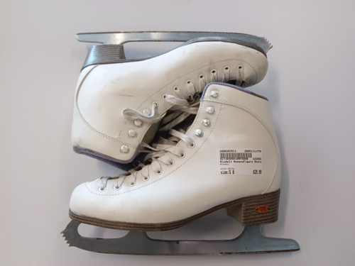 Vist Large View of Product Image Which is Used Riedell WomensFigure Skate White Senior 8