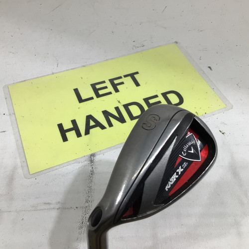 Vist Large View of Product Image Which is Used Callaway RAZR X HL SAND WEDGE LH UNIFLEX Golf Wedge Mens LH Sand Wedge
