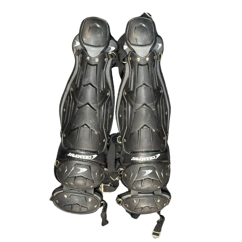 Vist Large View of Product Image Which is Used Champro CG181B Catchers Leg Guards Black Adult