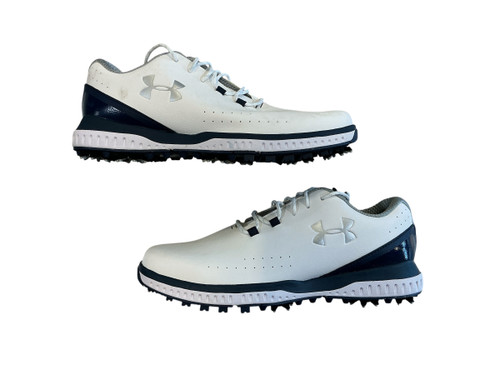 Vist Large View of Product Image Which is Used Under Armour Mens Golf Shoes White Senior 7