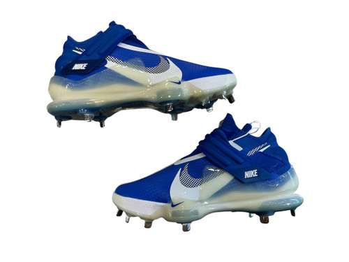 Vist Large View of Product Image Which is Used Nike SPORT PERFORMANCE BB/SB Cleats Royal Blue And White Senior 11