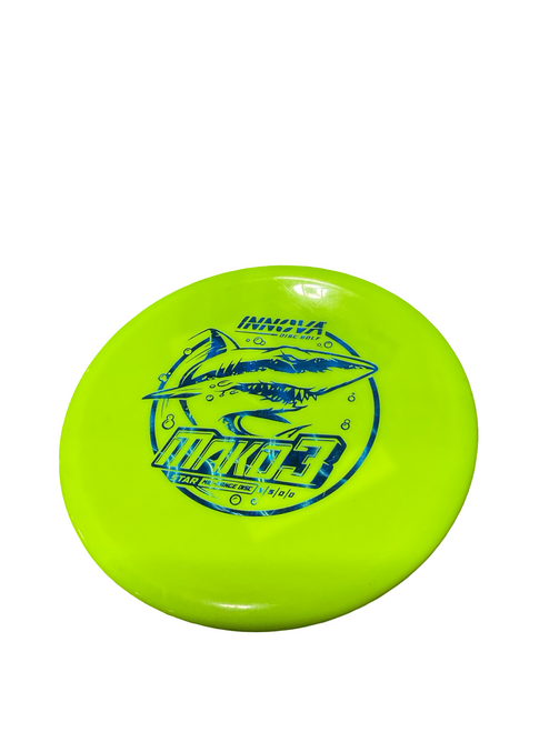 Vist Large View of Product Image Which is Used Innova MAKO 3 Disc Golf Mid Range Yellow