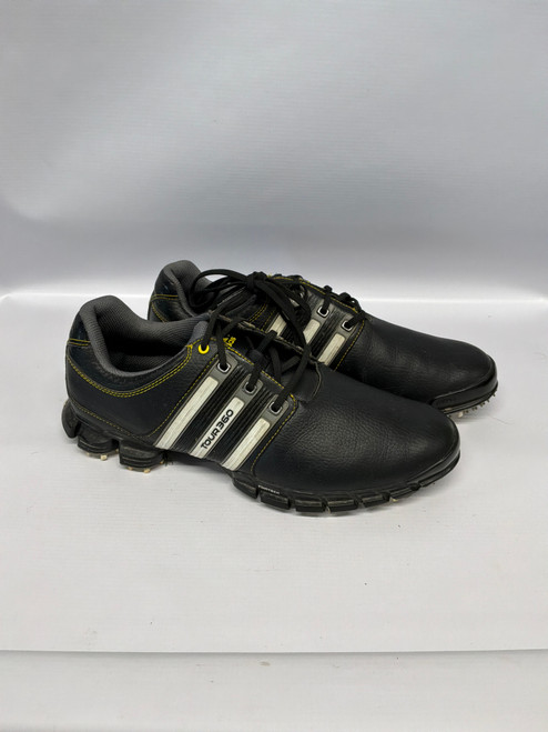 Vist Large View of Product Image Which is Used Adidas Mens Golf Shoes Black Senior 8.5