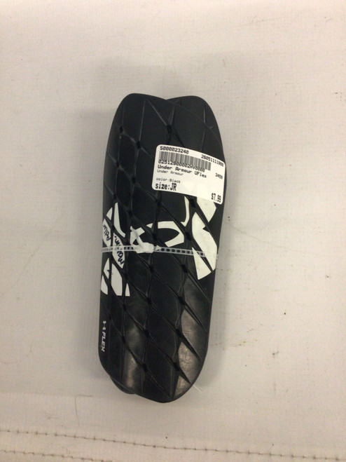 Vist Large View of Product Image Which is Used Under Armour Soccer Shin Guards Junior Black Junior