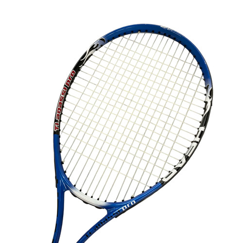 Vist Large View of Product Image Which is Used Head TI AGASSI PRO Adult Tennis Racquet Royal Blue 4 3/8"