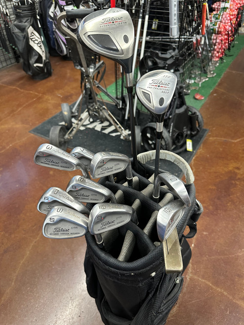 Vist Large View of Product Image Which is Used Titleist DTR Mens Package Set RH None 13 Piece